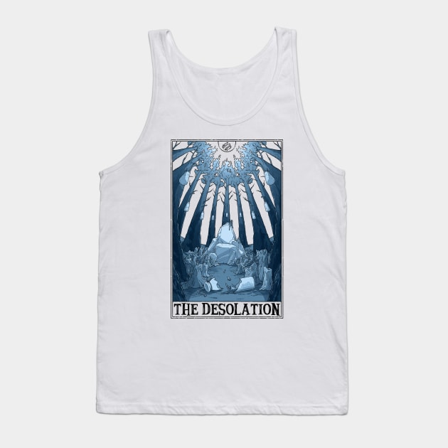 The Desolation Tarotesque (light) Tank Top by Rusty Quill